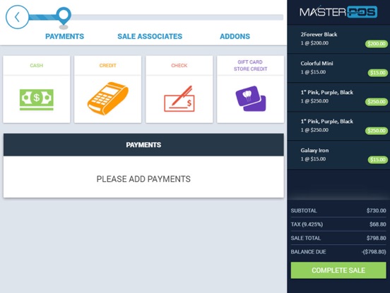 MasterPOS Edge iPad screenshot 3 - Business app