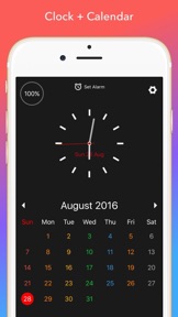 FaceClock Calendar screenshot