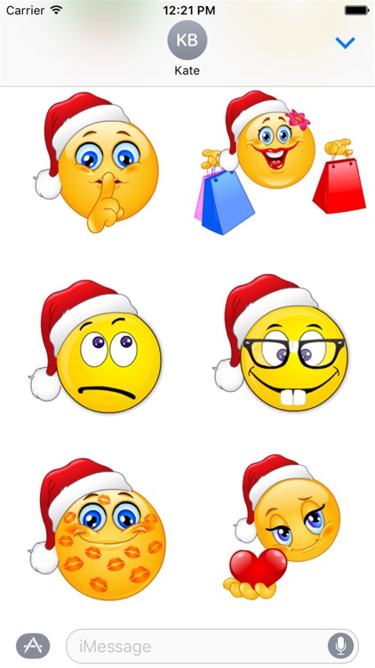 Santamoji Sticker Pack