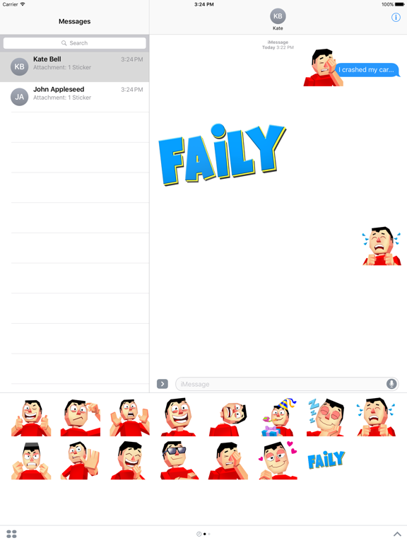 Screenshot #5 pour Faily Stickers