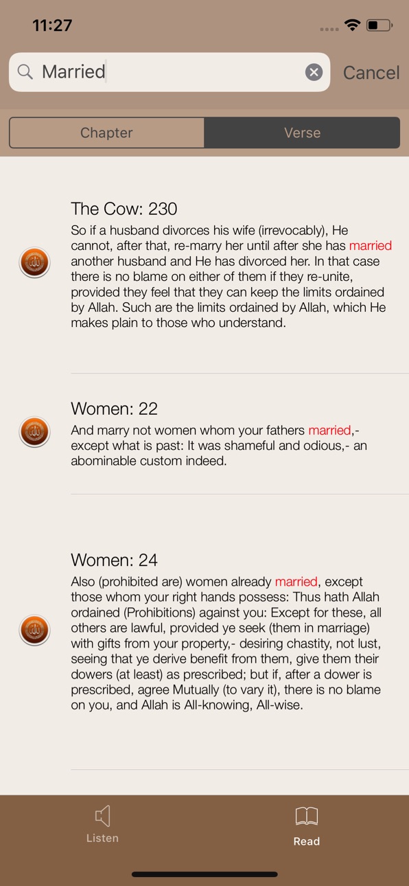 iPhone screenshot