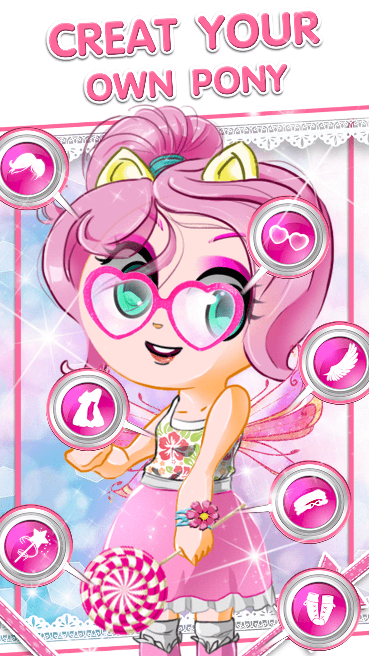 My Equestrian Princess Pony Minis Girl Dress Up 2 screenshot 3