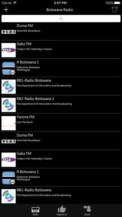 Botswana Radio iPhone screenshot 1 - Entertainment app