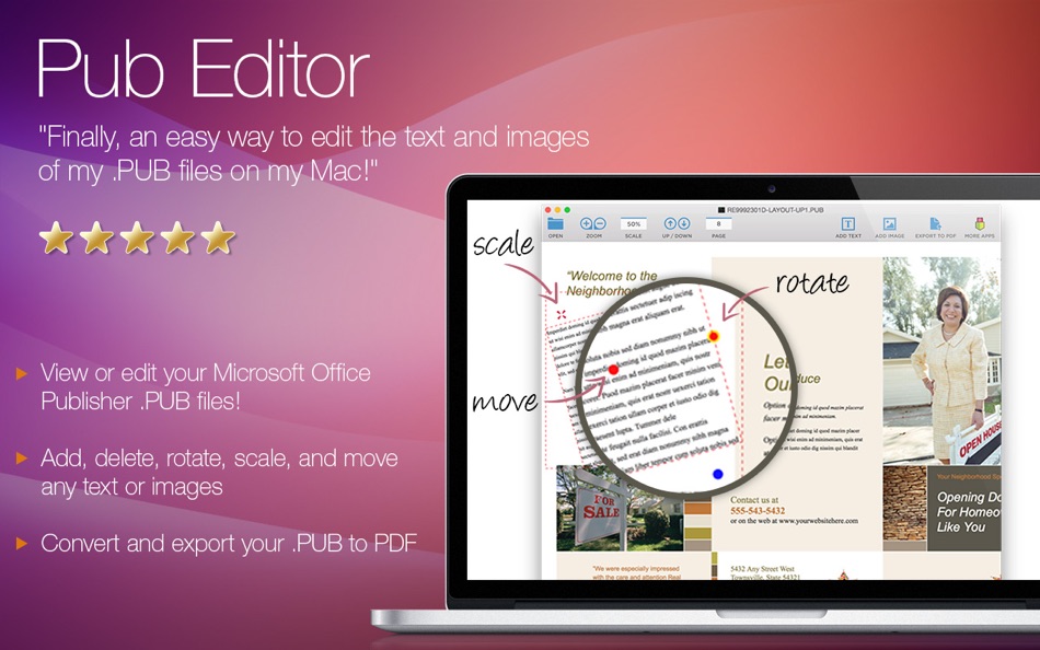 PUB Editor & Converter for MS Publisher - 1.2 - (macOS)