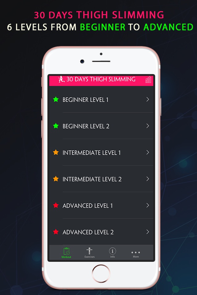 30 Day Thigh Slimming Fitness Challenges screenshot 2