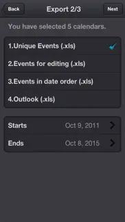 xcalendar - calendar in excel iphone screenshot 2