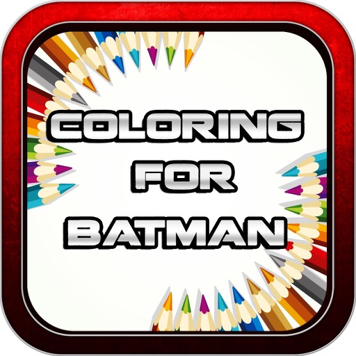 Color Book for Batman Cartoon Version iOS App