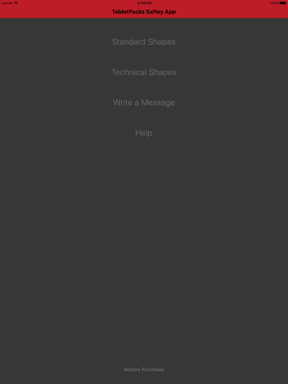 Screenshot #4 pour Tablet Packs - Safety App: Flashing lights, shapes and scrolling text.