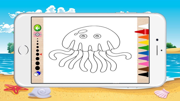 Underwater Coloring Book for Children