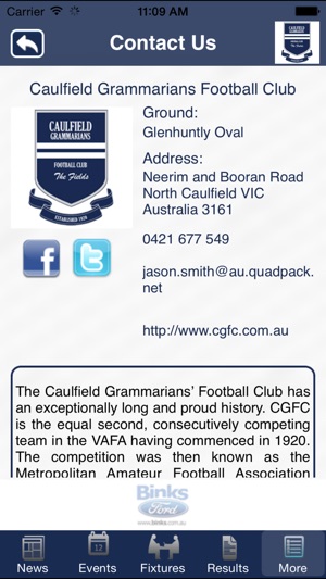 Caulfield Grammarians Football Club(圖2)-速報App