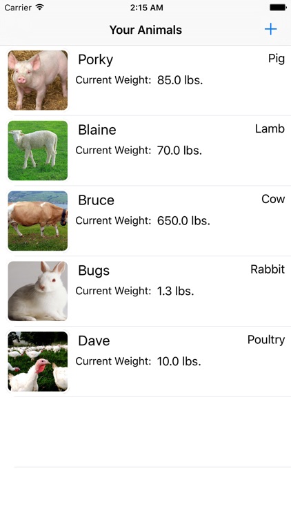 Livestock Record - Show Tracker for Livestock Show