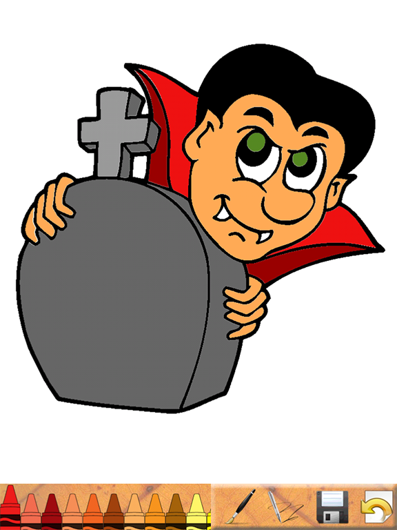 Halloween Coloring Book! iPad screenshot