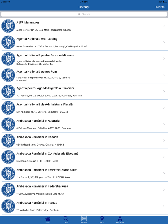Screenshot #6 pour ContactGovRo