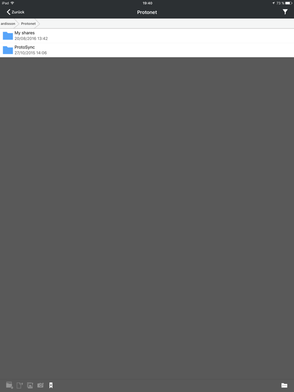 Screenshot #4 pour Protonet Files