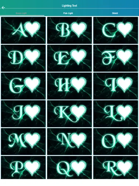 Lighting Text Photo Frame