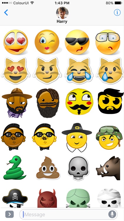 Stickers & Emojis Stock for iMessage