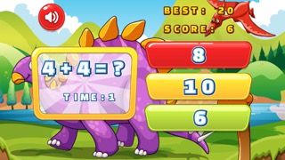 Cool Dinosaur math for kid - 数学のゲーム 小学生算数のおすすめ画像2