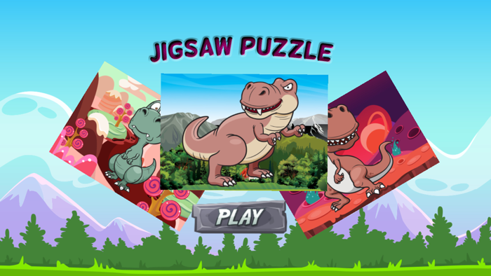 Jigsaw Puzzle Dinosaur Magic Board Fun for Kids