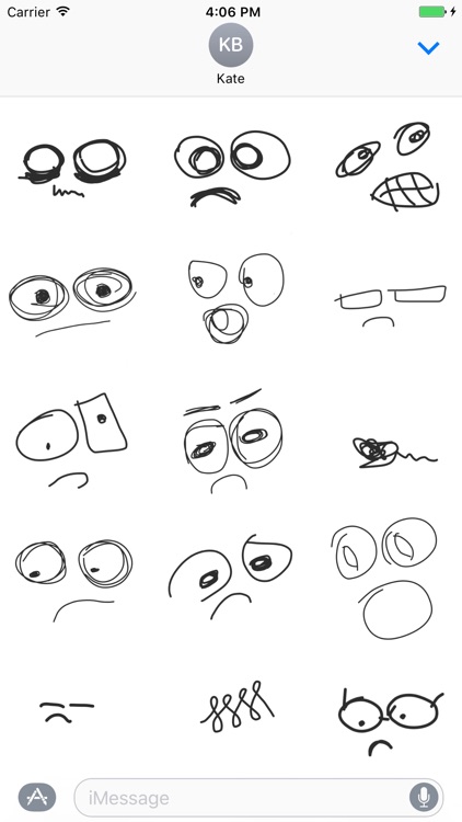 emo1 sticker pack - emotion stickers for iMessage