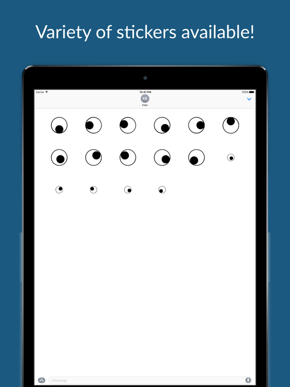 Screenshot #5 pour Googly Eyes Sticker Pack