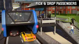 elevated bus driver 3d: futuristic auto driving iphone screenshot 4
