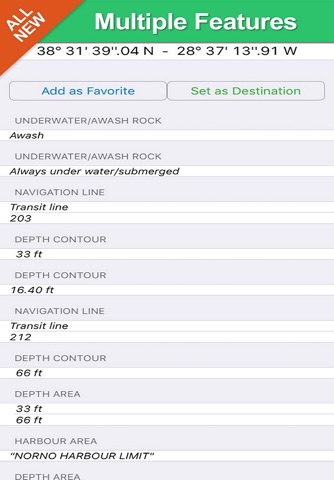 Cape Verde Islands charts GPS map Navigator - náhled