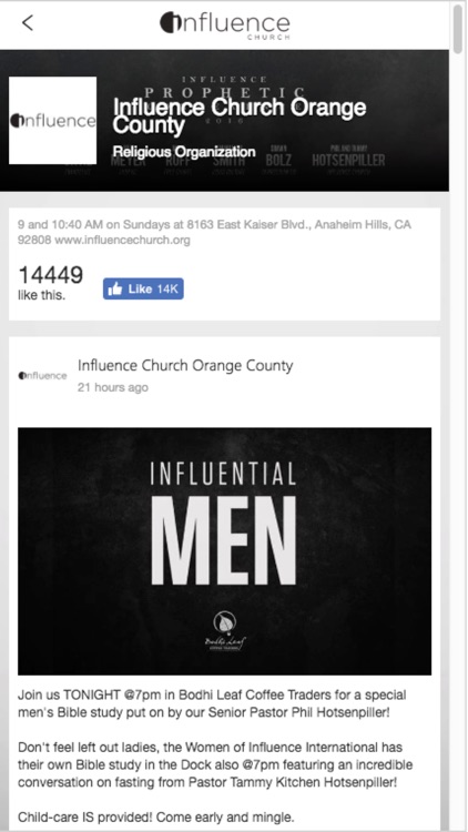 Influence Church Orange County