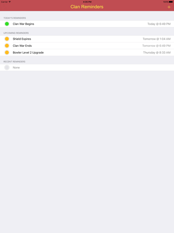 Screenshot #4 pour Clash Reminders