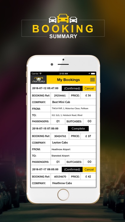 Taxi Guru - Compare and Book Local Cab in London screenshot-3