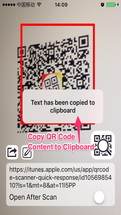 Screenshot #2 pour QRCode Scanner - Quick Response Code Reader Free