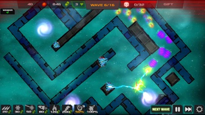 Galaxy Glow Defense screenshot 1