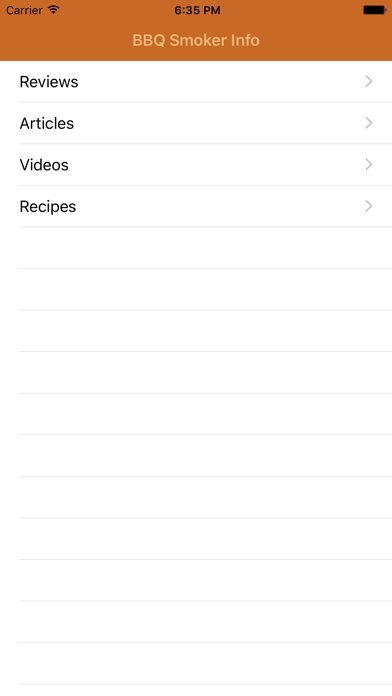 Screenshot #1 pour BBQ Smoker Info