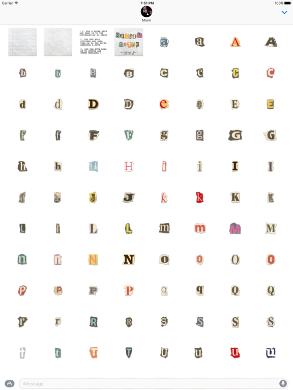 Screenshot #5 pour Ransom Note Stickers