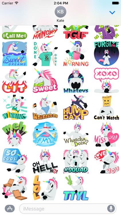 Unicorn Life: Emoji inspired stickers by EmojiOne™