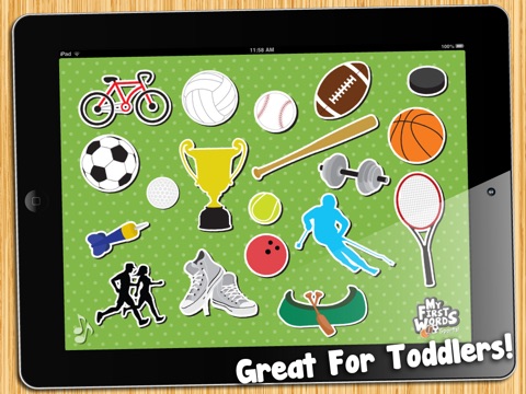 My First Words: Sports - Help Kids Learn to Talk screenshot 2