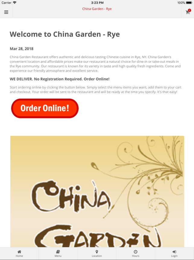China Garden Rye On The App Store