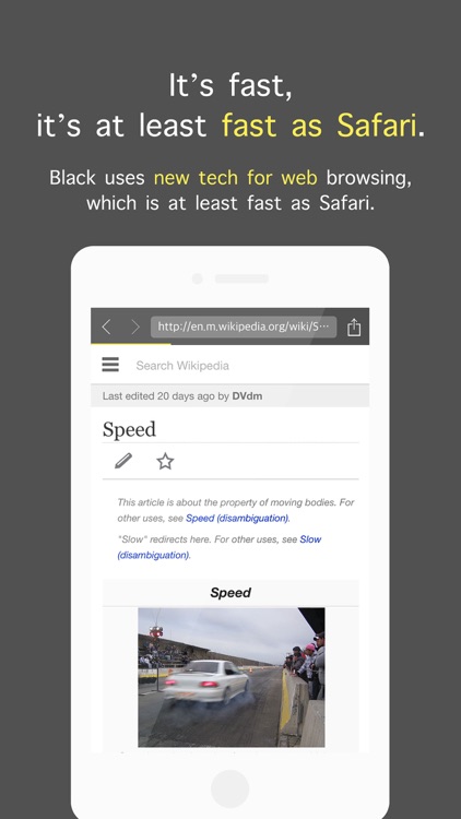 Black - Million User Private Secret Web Browser