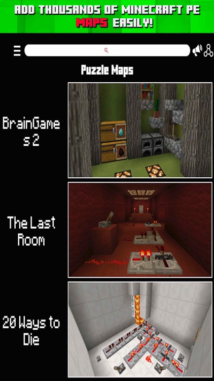 Puzzle MAPS for MINECRAFT PE ( Pocket Edition ) - Download The Best Maps Now ( Free )