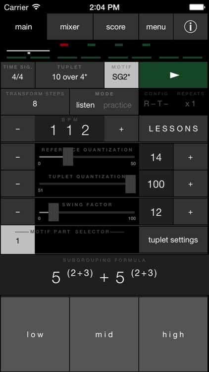 Tuplet Trainer Lite screenshot-0