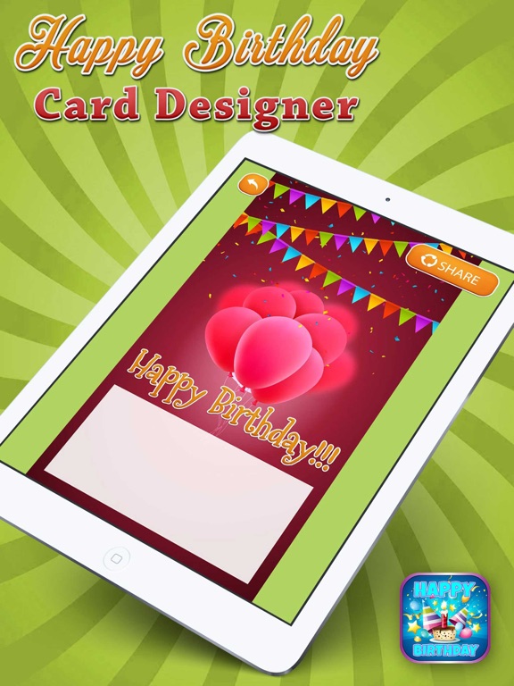 Screenshot #4 pour Joyeux designer cartes d'anniversaire
