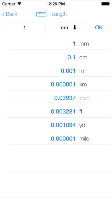 Screenshot #2 pour Unit Converter (convertisseur)