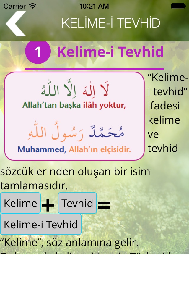 Kelime -i Tevhid screenshot 2