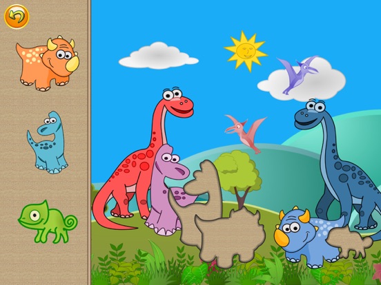 My baby first dino: dinosaur puzzle game for kids screenshot 2