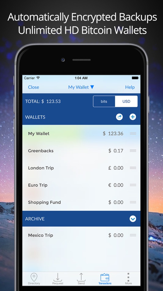 #3. Airbitz - Bitcoin Wallet (iOS) 由: Airbitz Inc