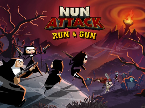 Screenshot #4 pour Nun Attack: Run & Gun
