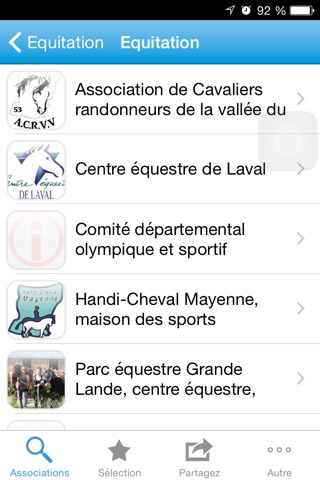 Infolocale Associations screenshot 3