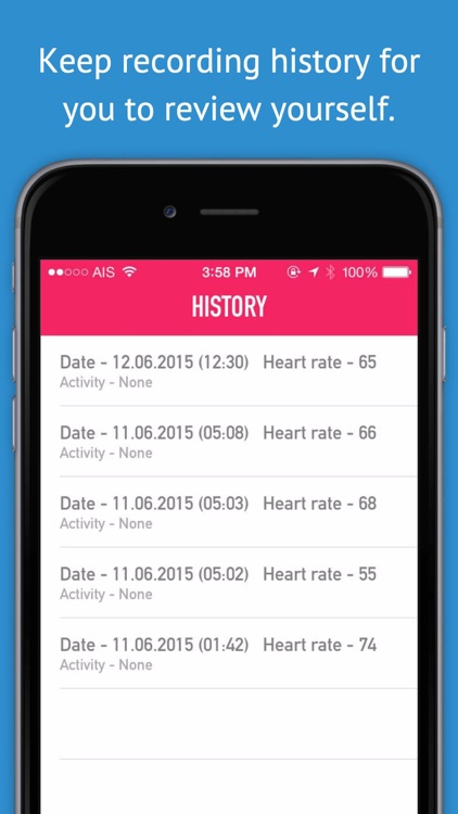 My Hearte Rate Monitor & Pulse Rate Pro - Activity Log for Cardiograph, Pulso, and Health Monitor screenshot-3