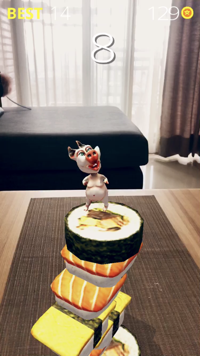 How to cancel & delete AR Stacky Jump - Sushi Tower from iphone & ipad 2