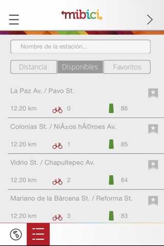 Mibici screenshot 2