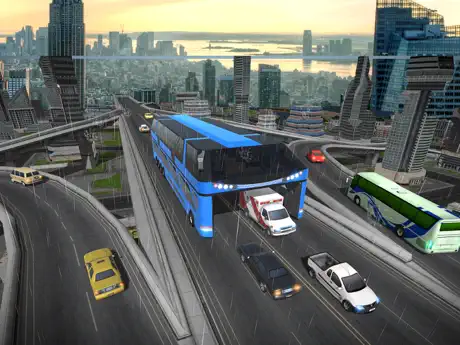 Elevated China Bus Driving